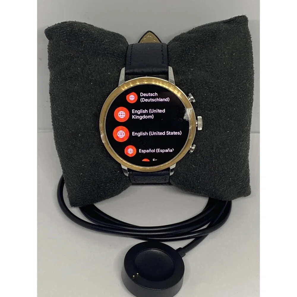 Fossil Gen 4 Authentic Digital Dial Smart Watch Custom Band FTW6016 AB614